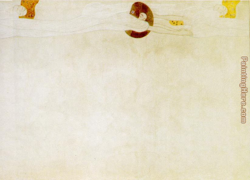 Gustav Klimt Entirety of Beethoven Frieze left1